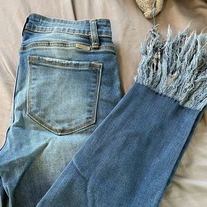 Distressed KanCan skinny jeans